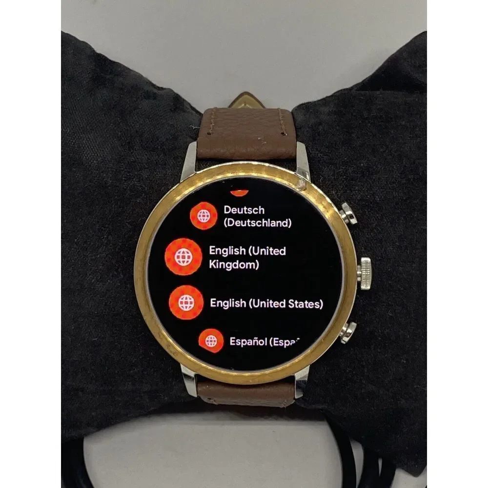 Fossil Gen 4 Authentic Digital Dial Smart Watch Custom Band FTW6016 AB376